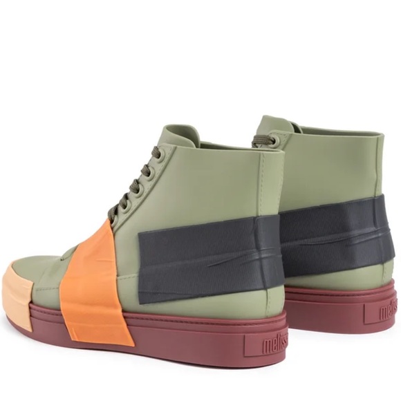 MELISSA Crew Colorblock High-Top Sneakers (Rare color) - Picture 3 of 4